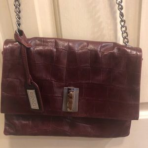 Badgley Mischka soft leather crossbody bag